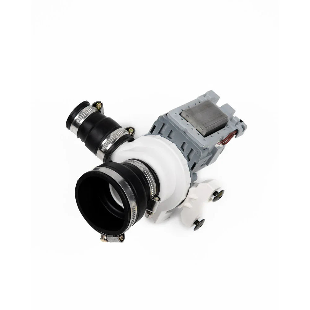 Camera lens assembly on a white background
