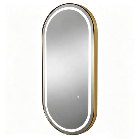Oval Ivy Beauty Salon Hairdressing LED light Mirror  170 cm x 70 cm