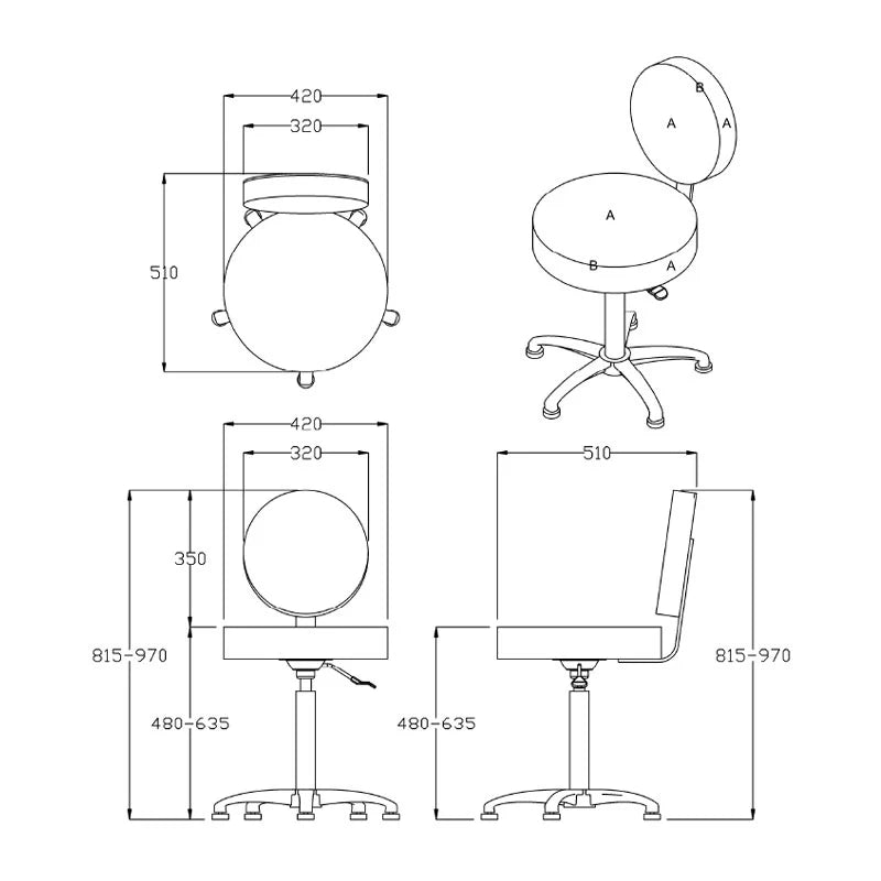 REM Polo Beauty Technician Chair