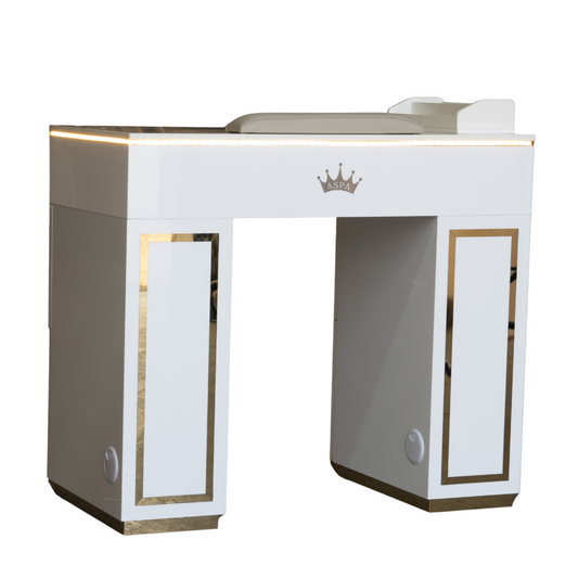 Nail Table ASPA Queen Collection Modular with Full Drawer Legs (v1.1)