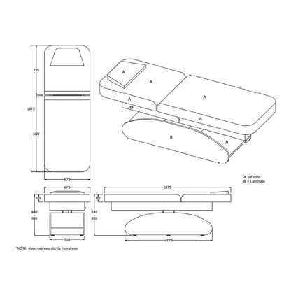 REM Pebble Spa Couch