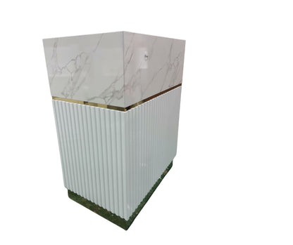 Lisbon Marble Reception Desk 1 metre SL10