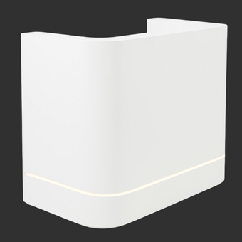 Moon White Reception Table 1.2m