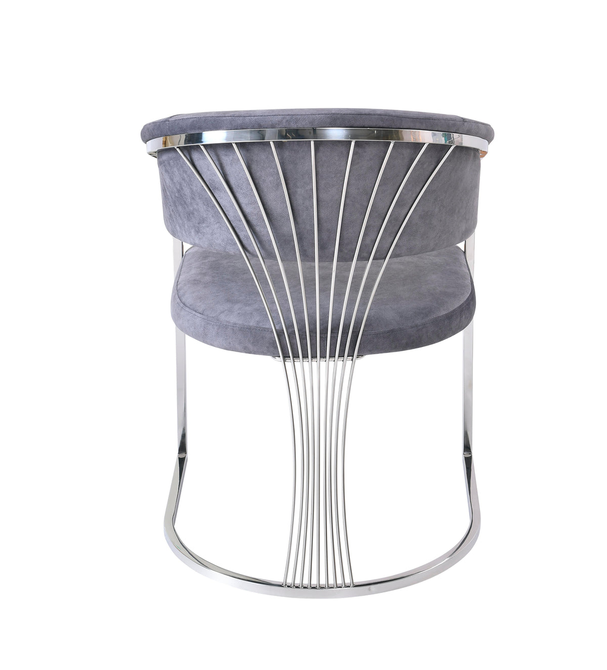Porado Chair - Velvet - Elegant Gold Metal Frame Tub Chair
