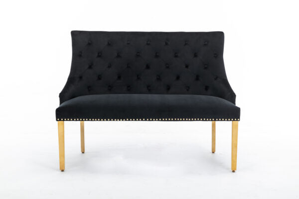 Customer Waiting Majestic Luxury High Back Bench Gold Range
