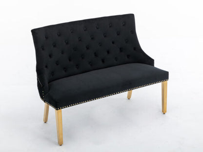 Customer Waiting Majestic Luxury High Back Bench Gold Range