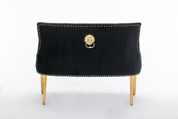 Customer Waiting Majestic Luxury High Back Bench Gold Range