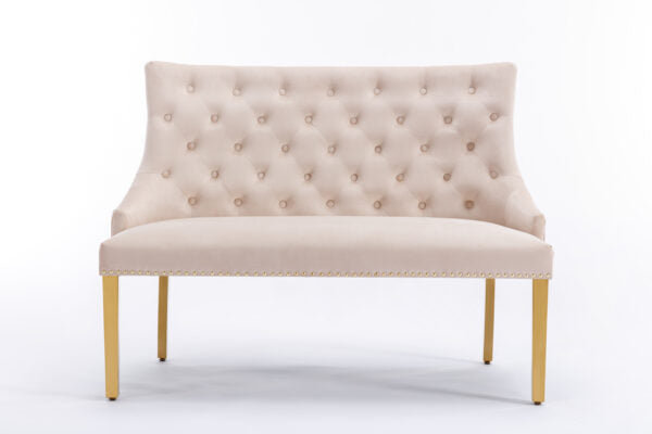 Customer Waiting Majestic Luxury High Back Bench Gold Range