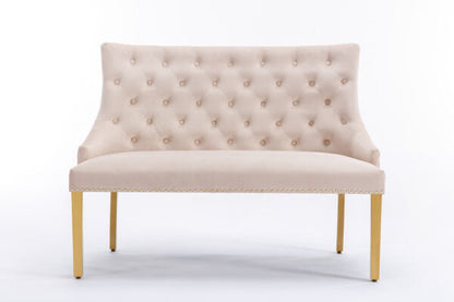 Customer Waiting Majestic Luxury High Back Bench Gold Range