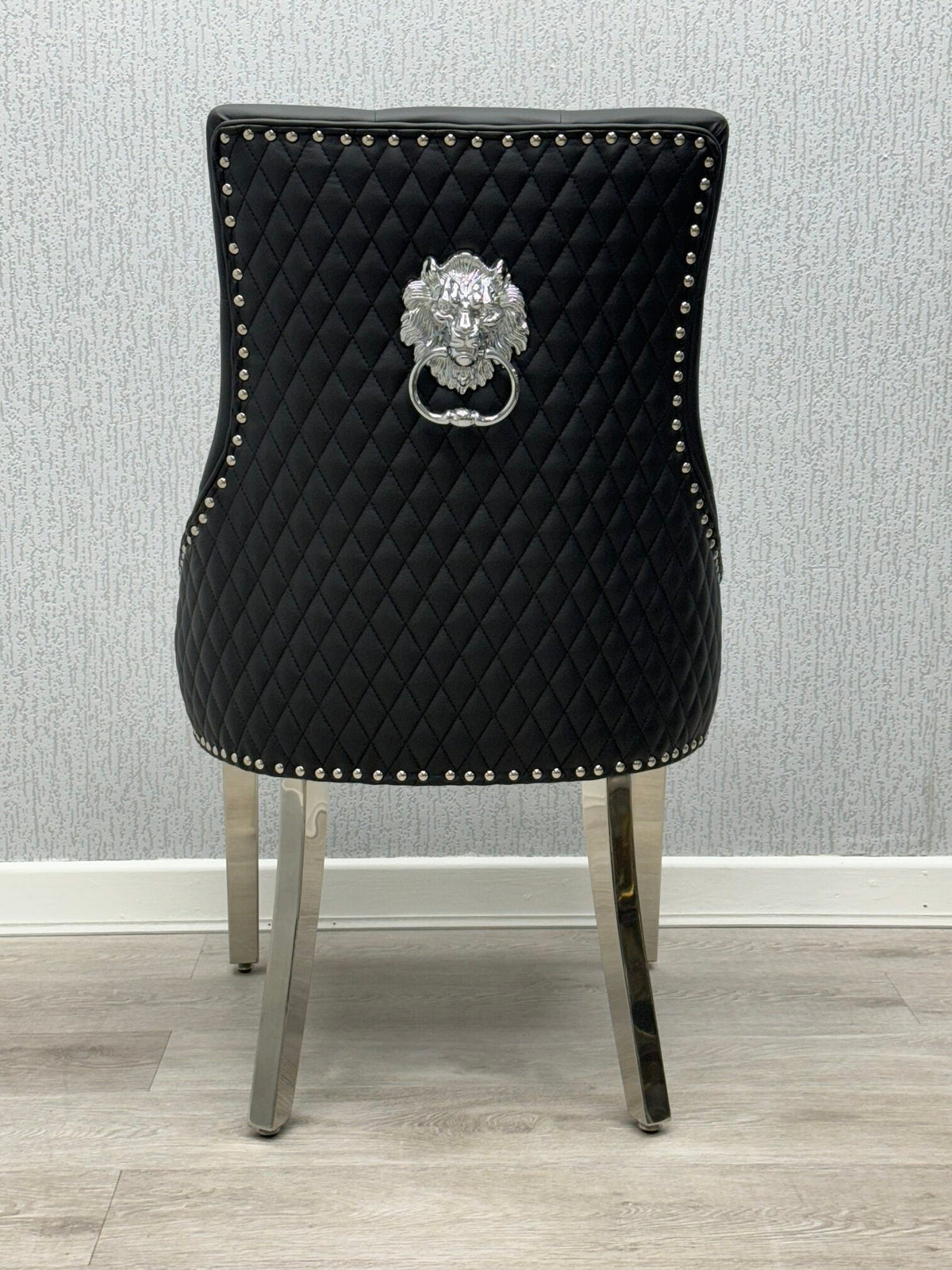 Majestic Lion Knocker Chair - PU Faux Leather