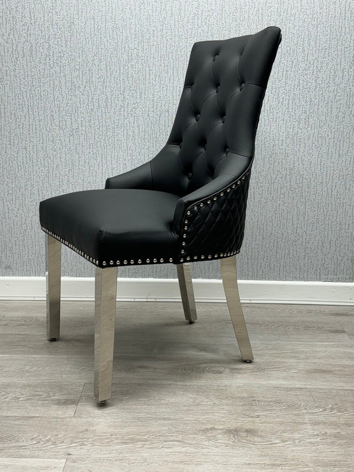 Majestic Lion Knocker Chair - PU Faux Leather
