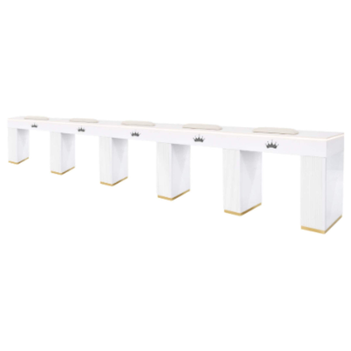 Queen Elegant Nail Table Marble Top
