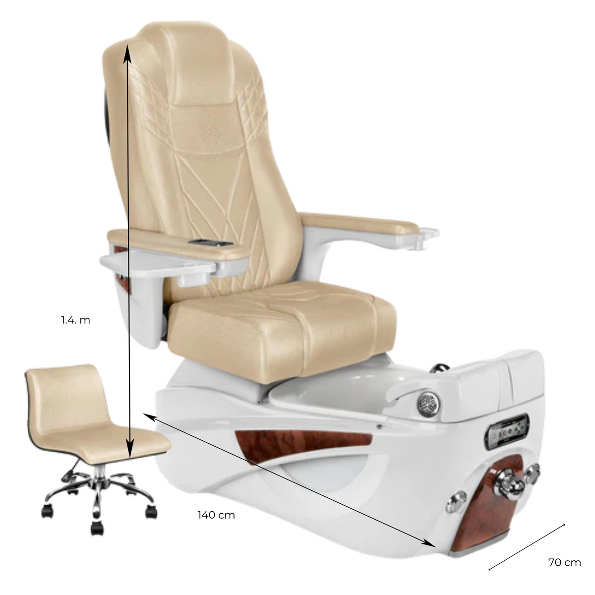 Pedicure Chair Lexor Luminous Set ( With Tech Stool)