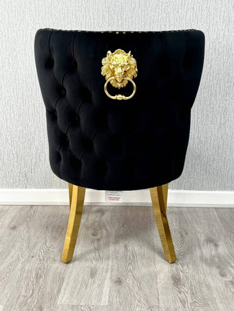 Customer Beauty Salon Chair Valentino Lion Velvet
